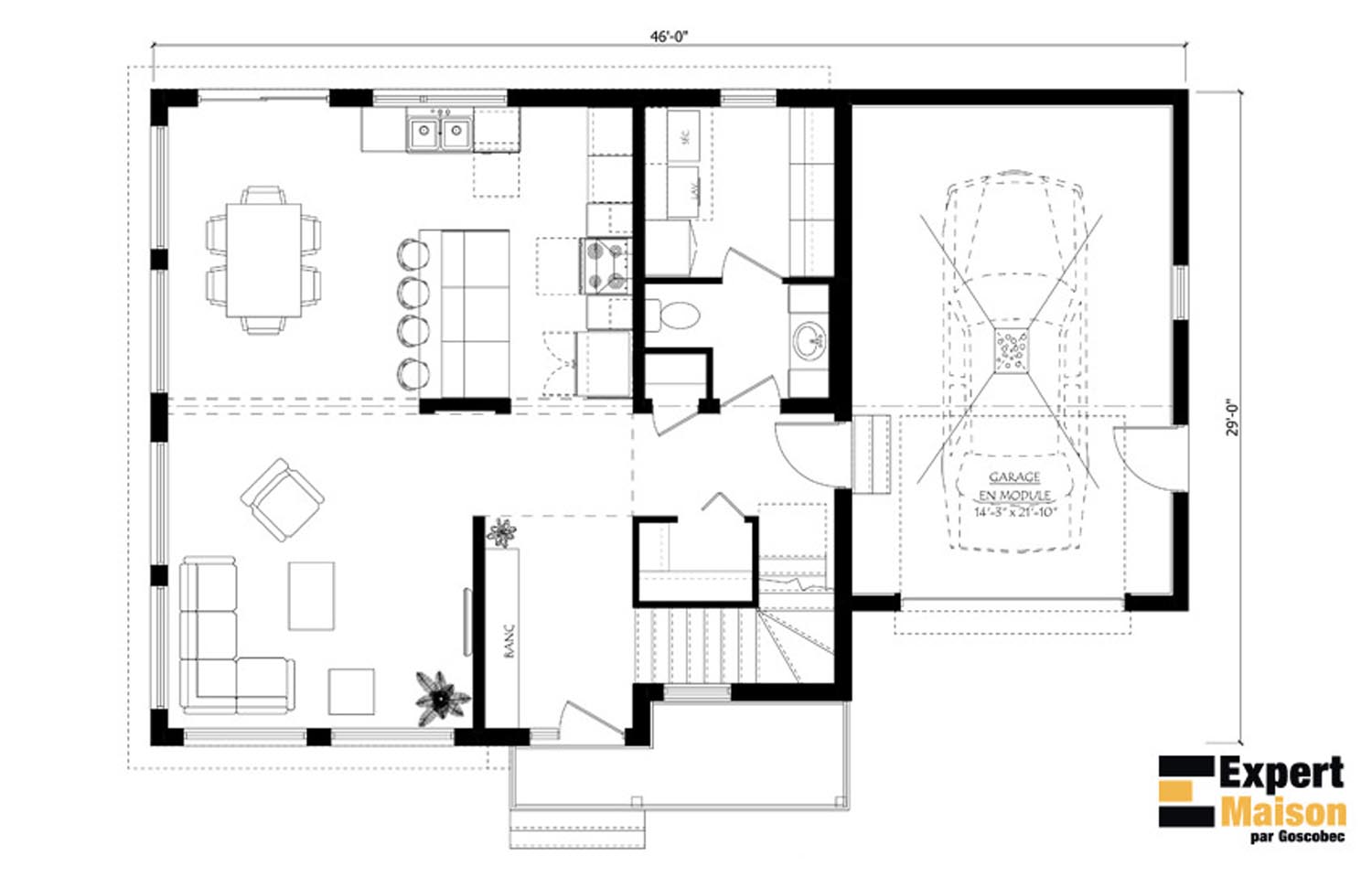 Maison à étage Préfabriquée Modèle Maison Usinée à étage 816