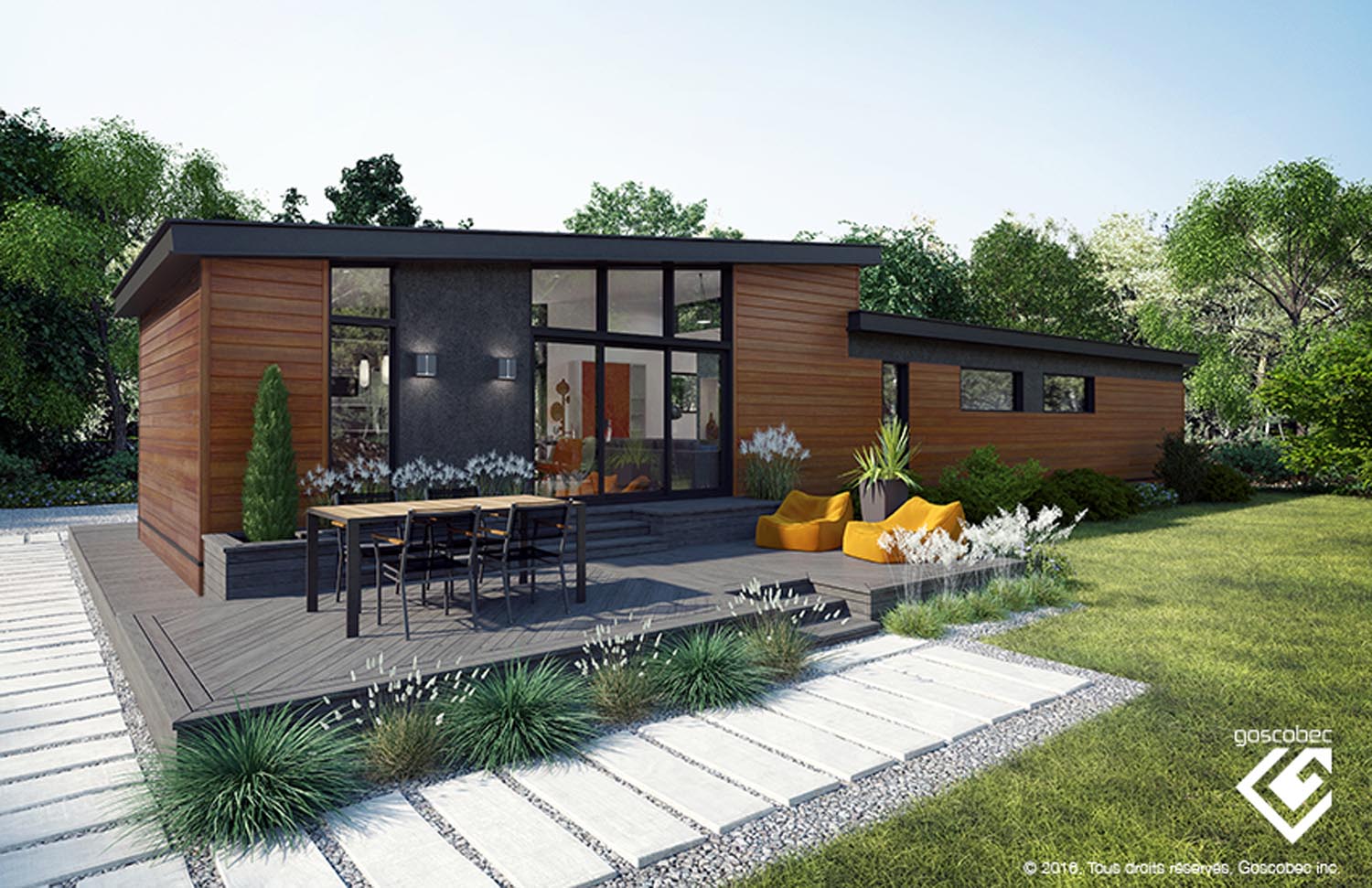 Maison unimodulaire Azur