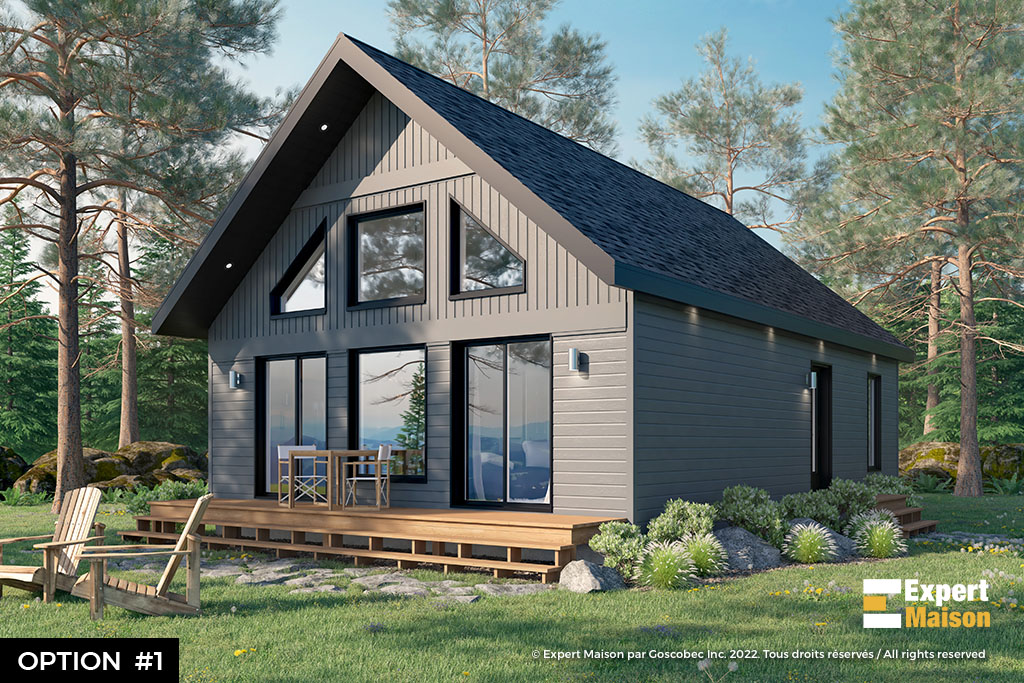 Chalet usiné : MEZA (820) - option 1