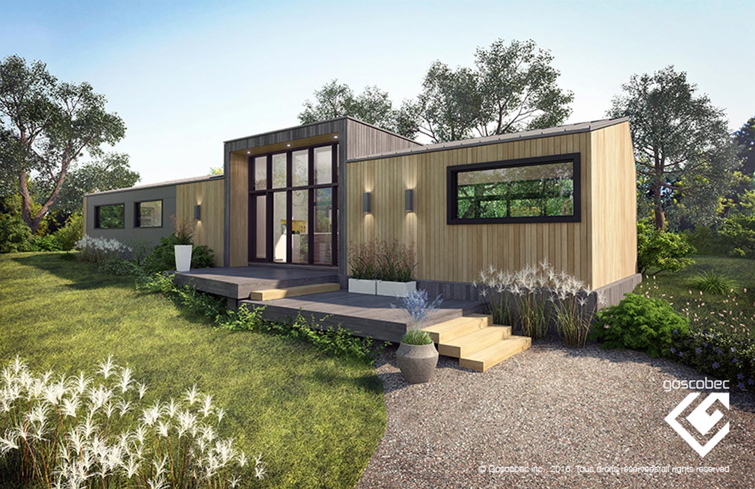 Maison unimodulaire préfabriquée (Modèle Maison unimodulaire Solis ...